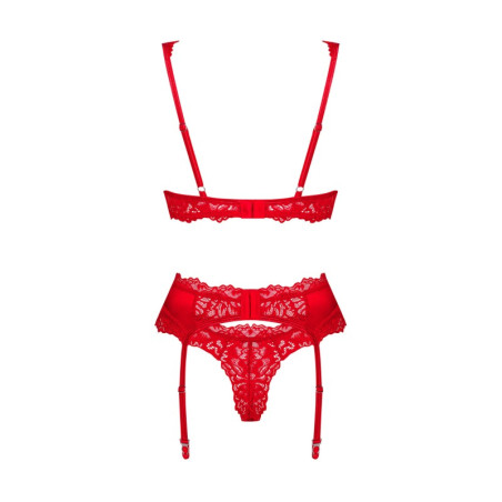 Ensemble 3 pièces Amor Cherris - Ensemble lingerie sexy pour travestis