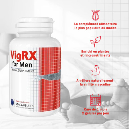 VigrX for men (60 gélules) -