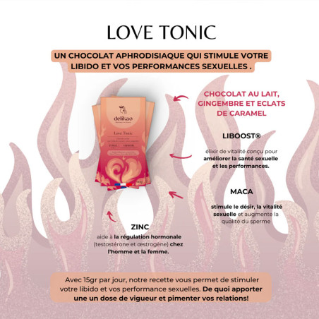 Chocolat aphrodisiaque Love Tonic - Tous nos produits