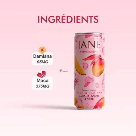 Boisson aphrodisiaque Jane Mangue Poivre Rose - Tous nos produits