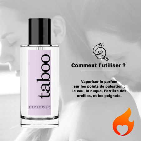 Taboo parfum d'attirance femme - Espiègle - Utilisation