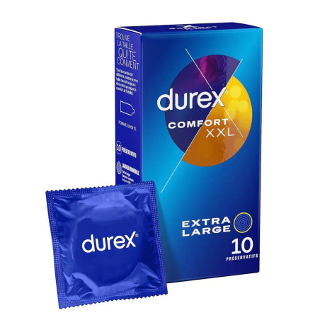 Préservatif Durex Comfort XXL (10 préservatifs) - Tous nos produits