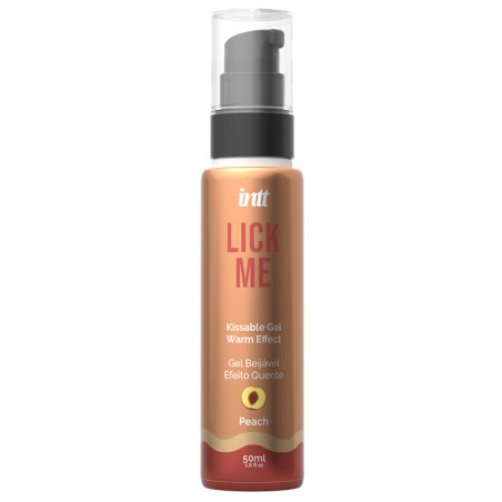 Gel à lécher Lick Me Pêche (50ml) - Massage érotique pour travestis