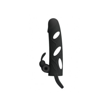 Gaine à pénis vibrante 14cm -